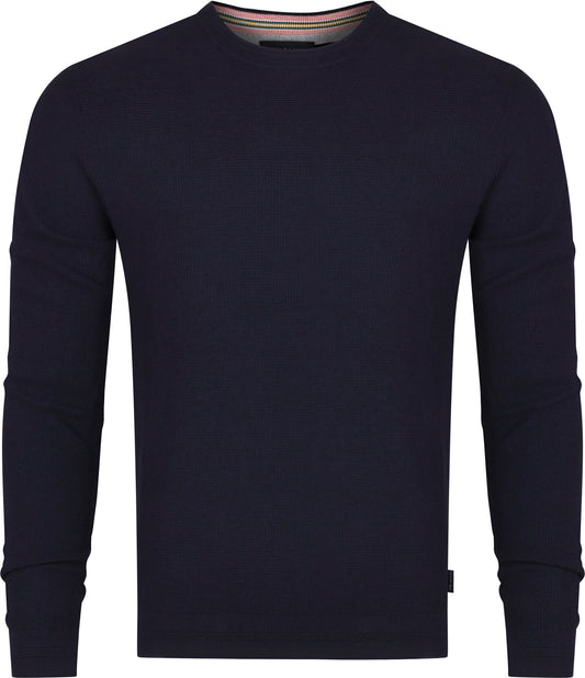 TED BAKER LONDON SWEATER 246976 NAVY STAYLAY Men