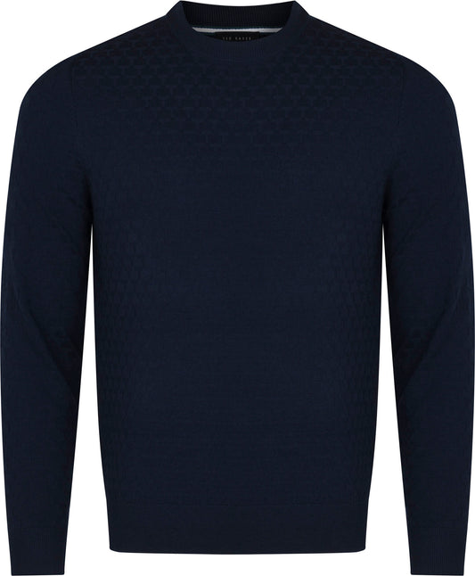 TED BAKER LONDON SWEATER 273063 NAVY LOUNG Men