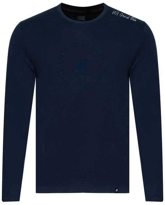 U.S. GRAND POLO EQUIPMENT & APPAREL LONG-SLEEVE T-SHIRT - US52602M/3922 Men