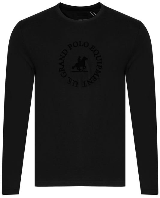 U.S. GRAND POLO EQUIPMENT & APPAREL LONG-SLEEVE T-SHIRT - US52602M/4008 Men