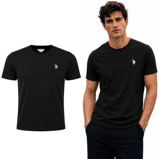 U.S. Polo Assn. T-SHIRT BLACK (4897) Men