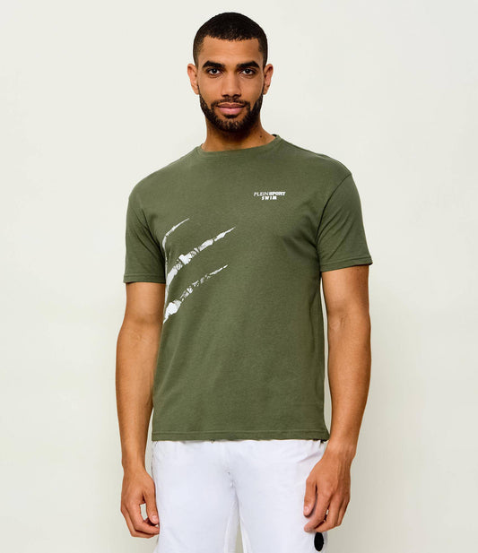 Plein Sport SCRATCH T-SHIRT (PS26MTS04_65_MILITARY) Men