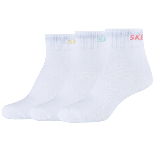 Skechers 3PPK Wm Mesh Ventilation Quarter Socks SK42022-1000 Kids