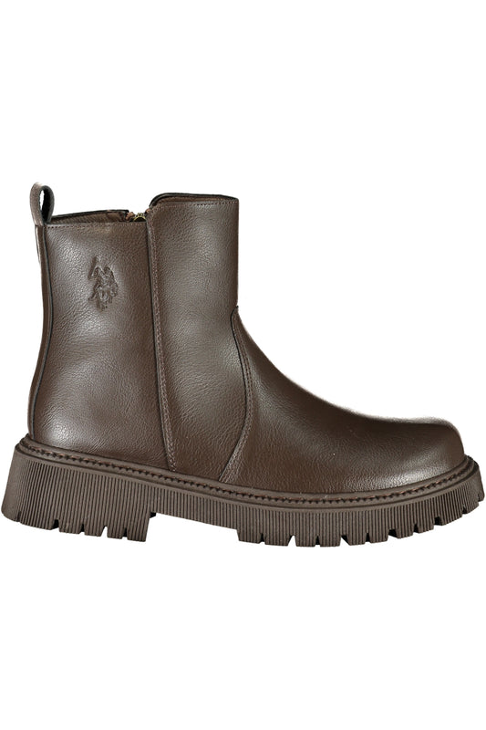 U.S. POLO ASSN. Ankle Boots Brown (AMBRA003WGY1_MADBR) Women