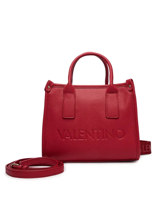 Mario Valentino Red Leather Handbag (VBS9EO05-128) Women