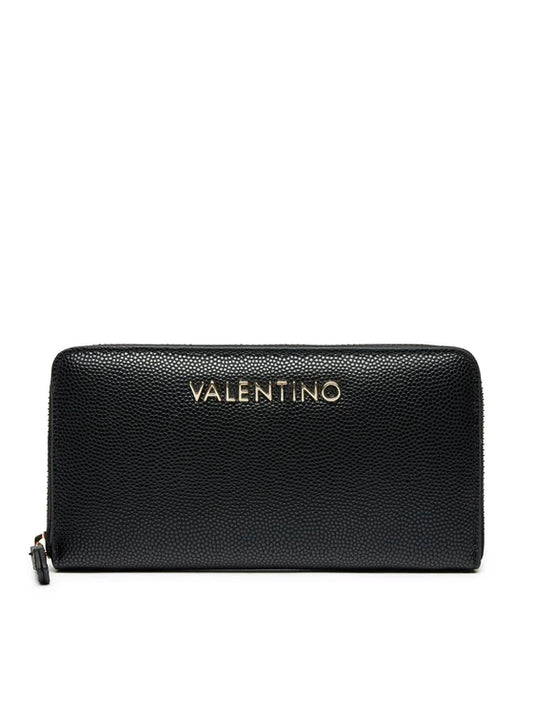Mario Valentino Black Zip-Around Wallet (VPS1R4155G-574) Women