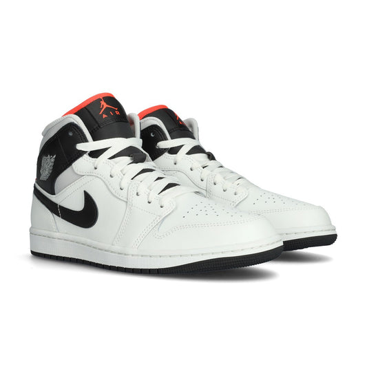 Jordan Air Jordan 1 Mid Summit White-Black-Neutral Grey-Infrared 23 (DQ8426-109) Unisex